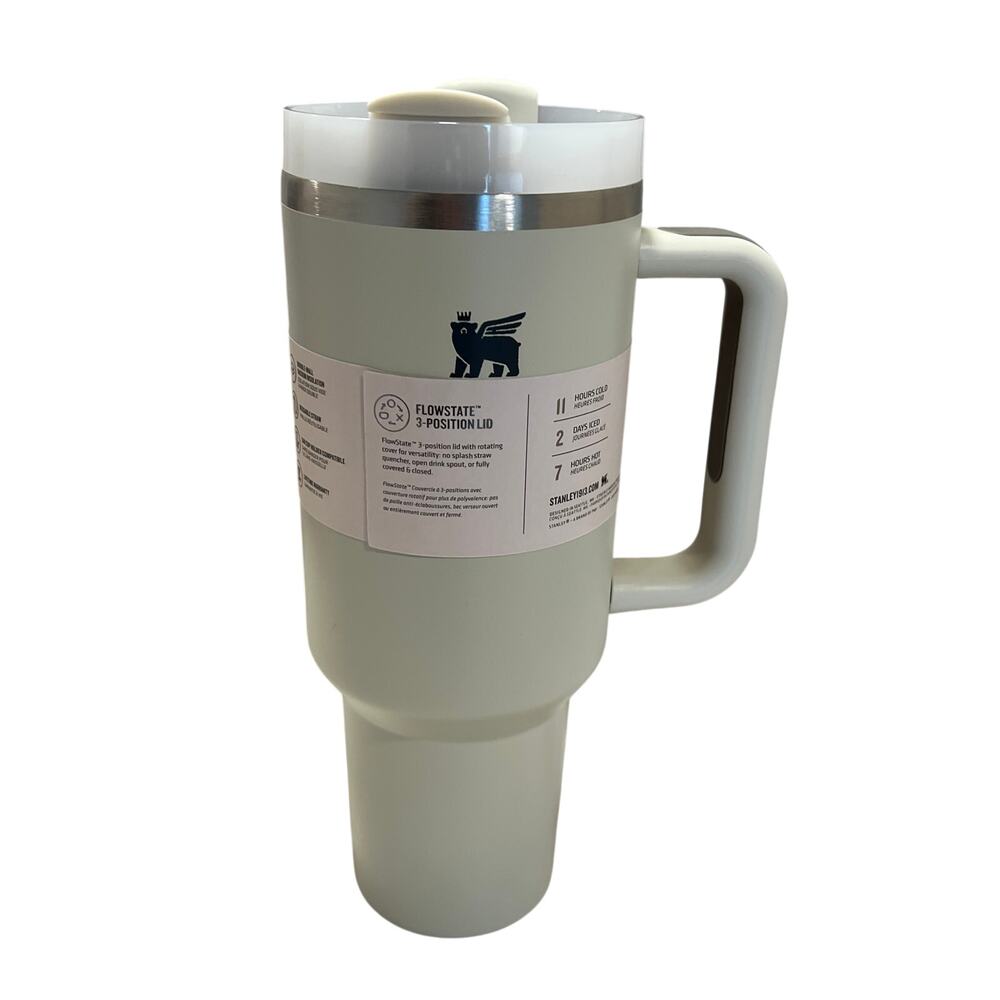 Stanley FlowState Quencher H2.0 Tumbler / 40oz/ Color: Ash Brand New